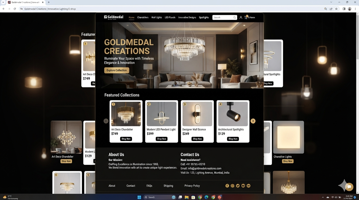 Website development and e-commerce solution — project visual 7
