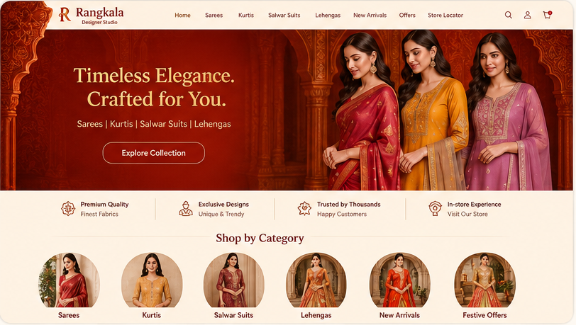 Website development and e-commerce solution — project visual 8